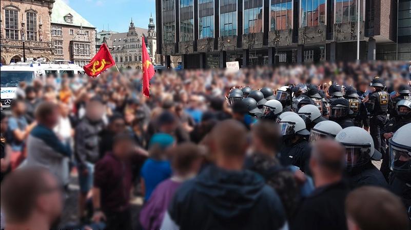 Antifaschistische Demonstration in Bremen 4