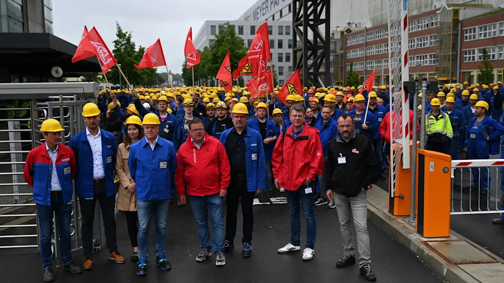 Meyer Werft Protest