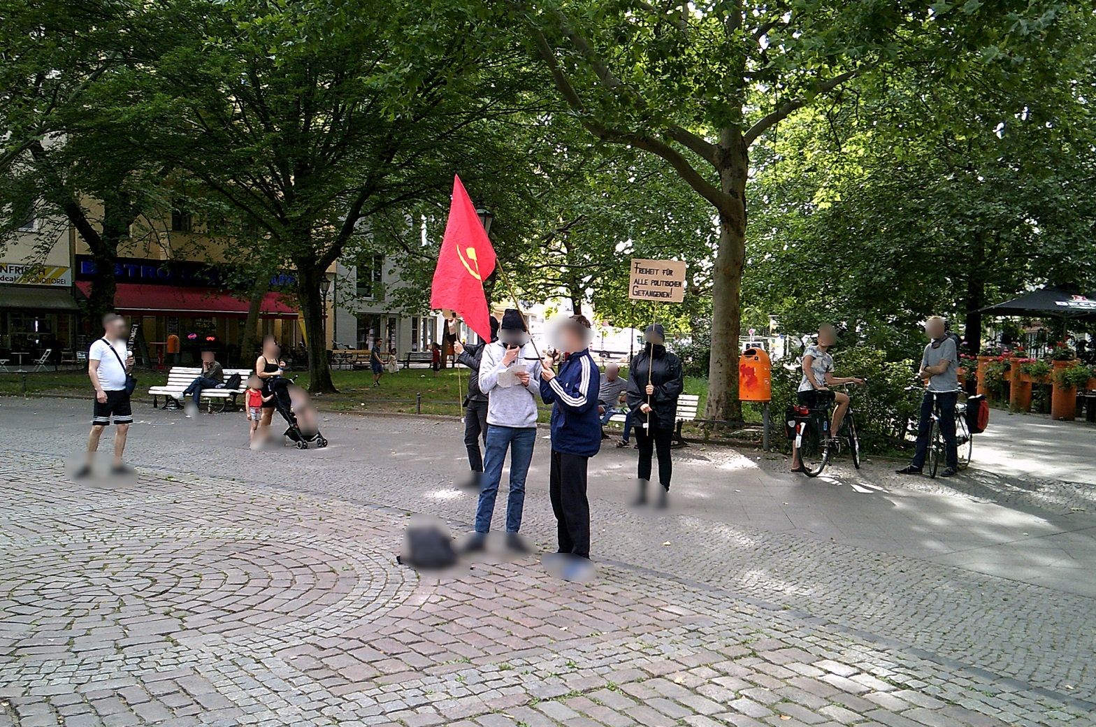 Kundgebung in Berlin gegen das Urteil im TKP ML Prozess 1