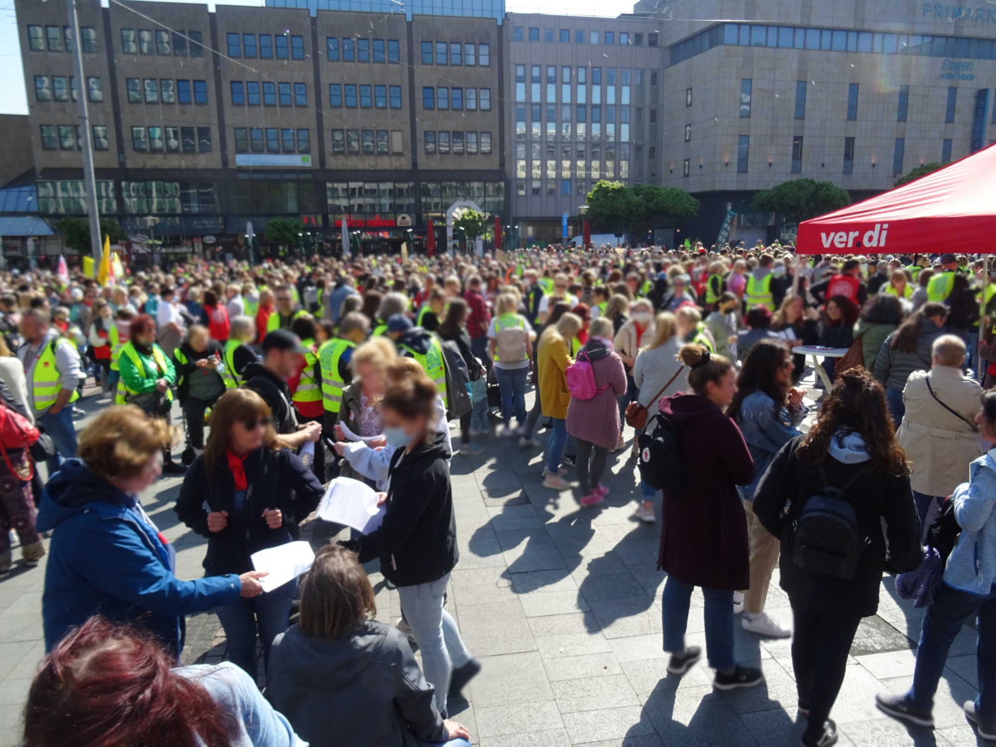 Streik Essen April 1
