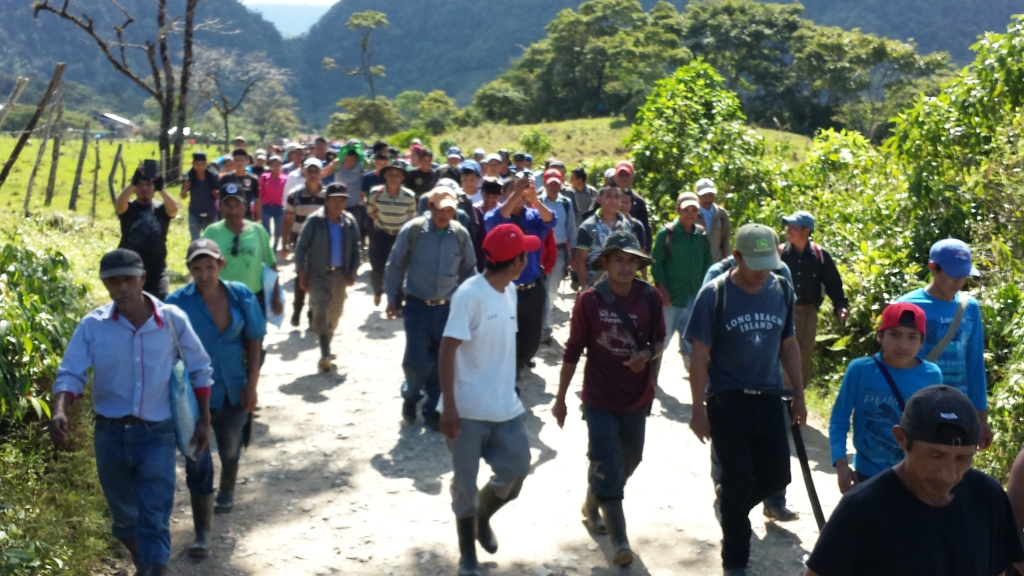 Guatemala Demonstration gegen Staudamm