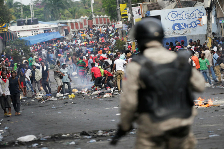 Proteste Haiti pralamentarische Krise