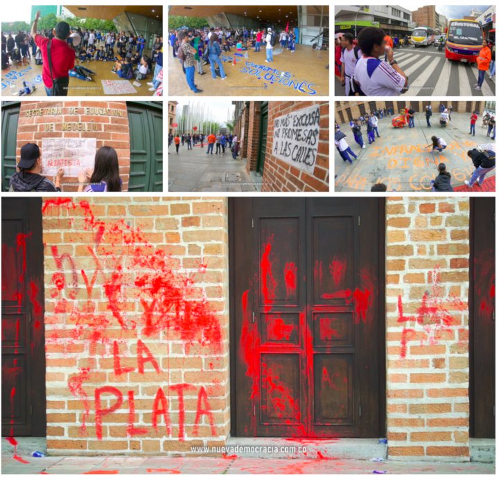 Studenten von Alzate Avendaño kämpfen für eine angemessene Infrastruktur 3