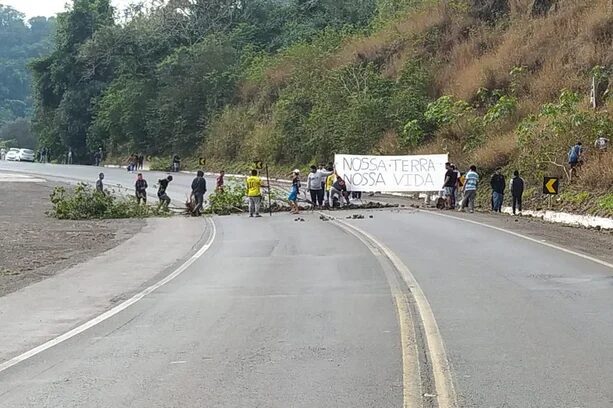 brasilienautobahnblockadejuli