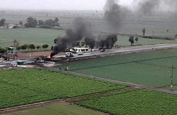 Valle de Tambo road block