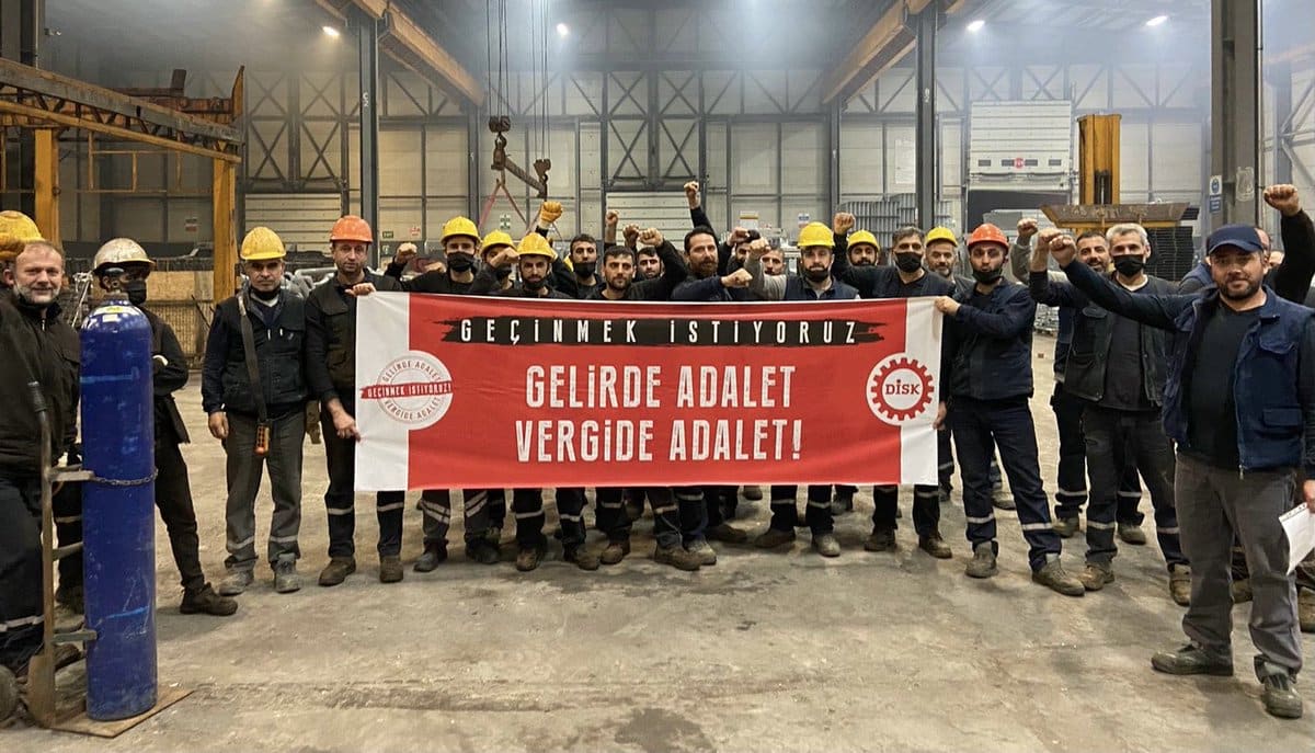 Metallarbeiter Türkei Tageskampf 2021