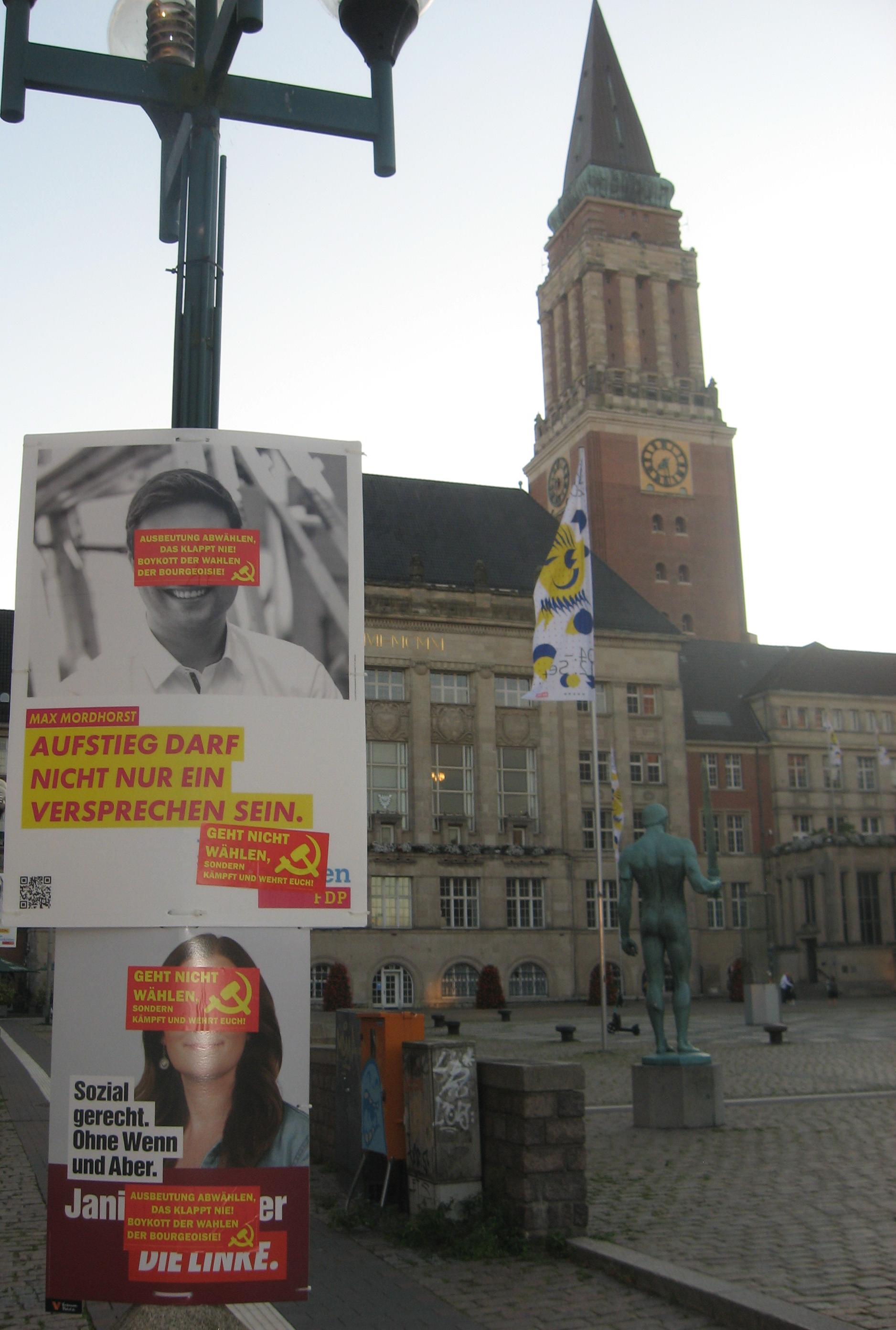 Wahlboykott 2021 Kiel Altes Rathaus