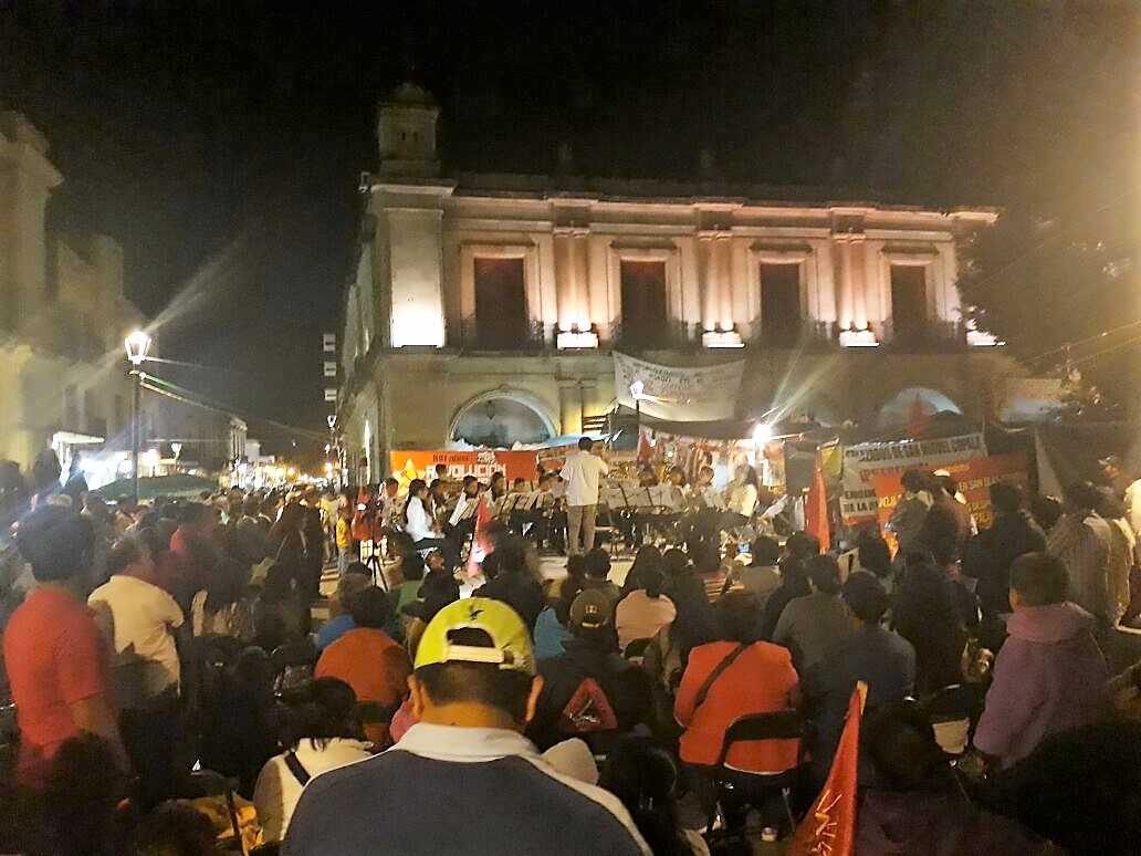 Festive celebration of the October Revolution in Mexico