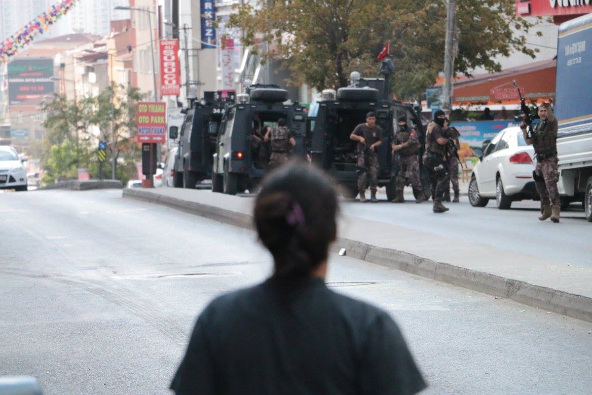 Aktionen gegen die Polizei in Istanbul