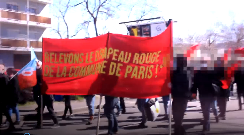 Action in France on the 150th anniversary of the Paris Commune