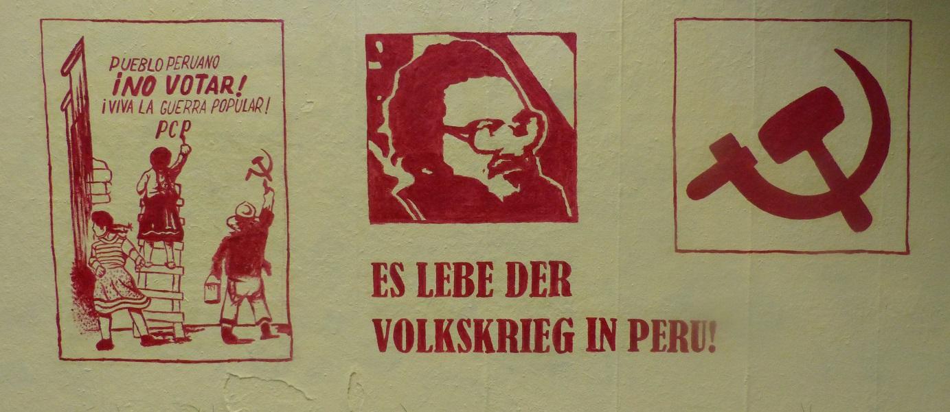 Bremen: Wandmalung zum Jahrestag der Einleitung des Volkskrieges in Peru