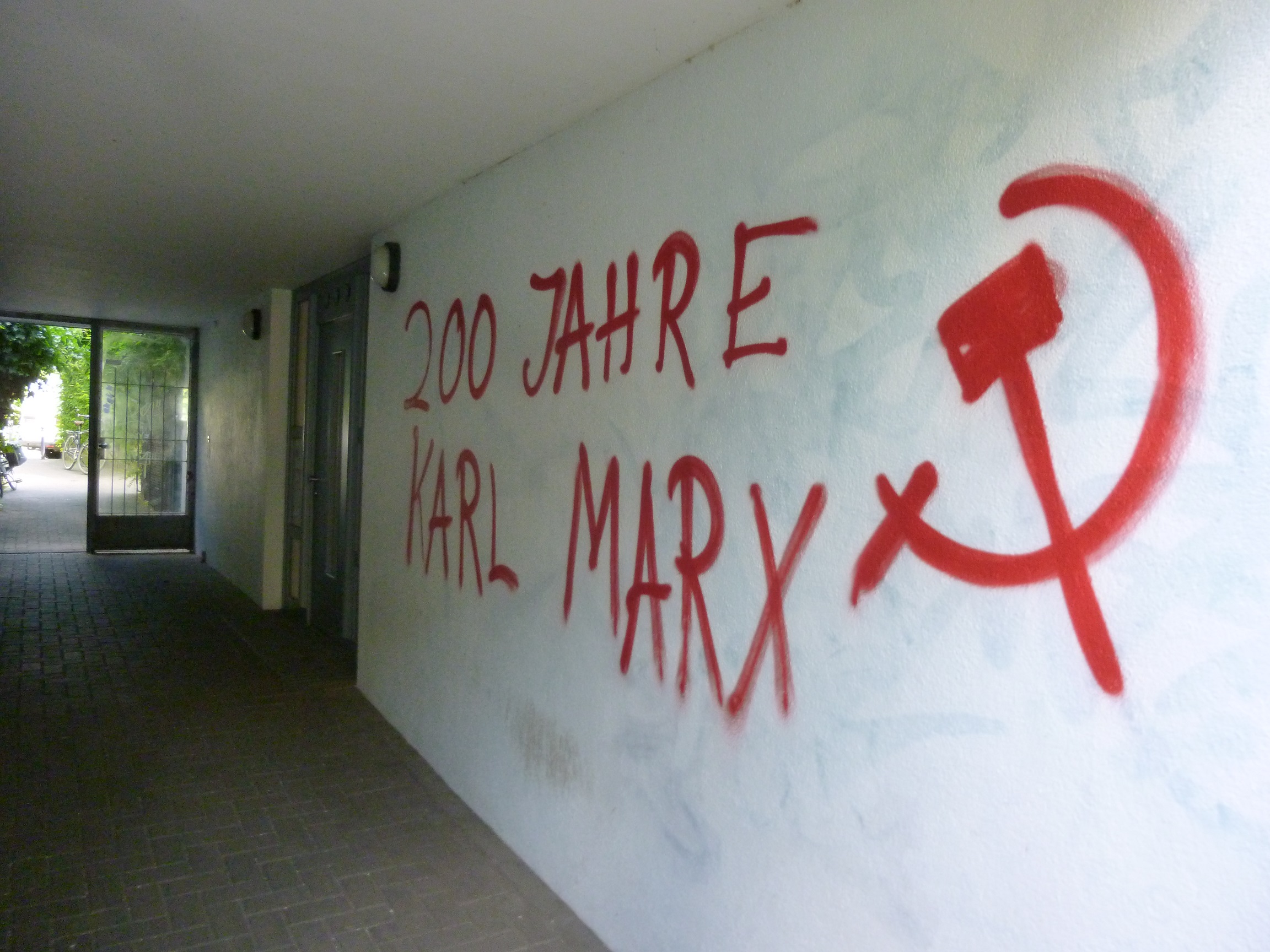 Eindrücke der Mobilisierung zu 200 Jahre Karl Marx in Bremen