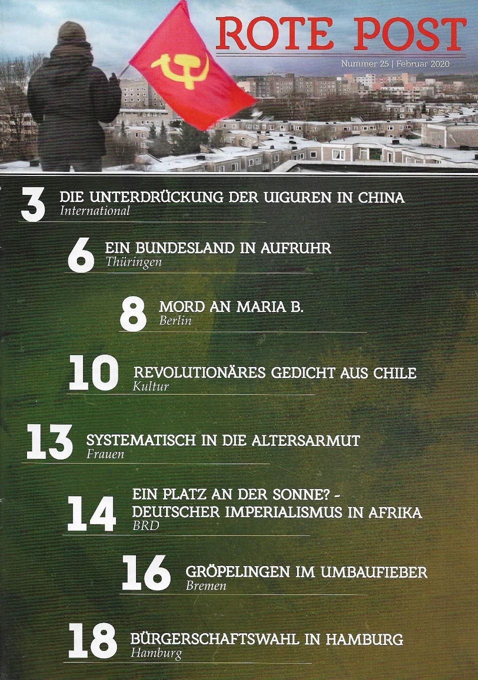 Ausgaben Nr. 24 und 25 von der Roten Post online