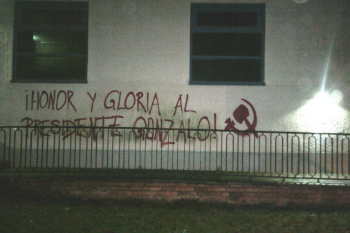 Berlin: Malung zu Ehren des Vorsitzenden Gonzalo