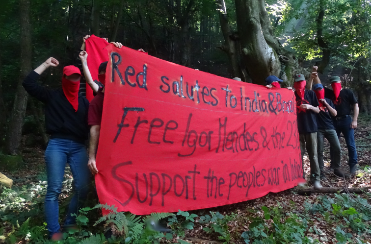 Action supporting the 23 in Brazil and the People’s War in India in the Balkans