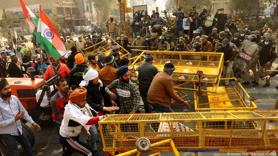 Farmer protests in India escalate