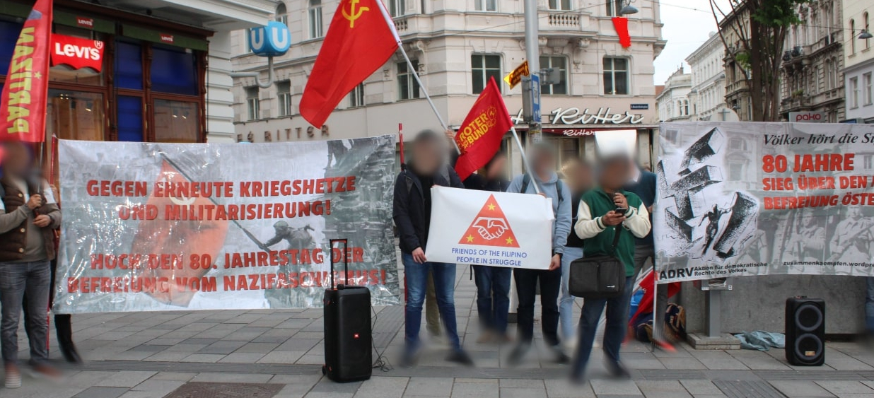 Wien, Österreich: Ehrenvolle Kundgebung im Zeichen des Sieges und der Befreiung