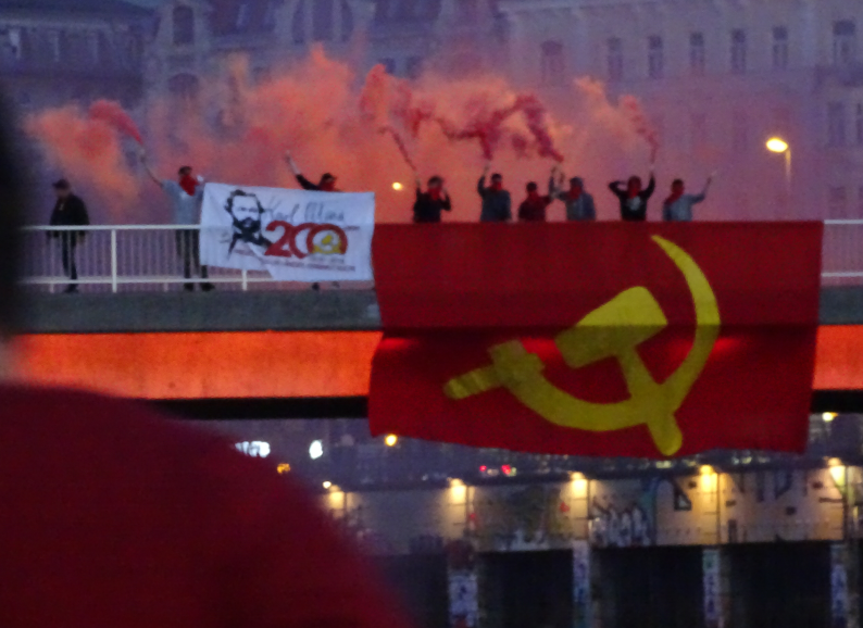 Österreich: Im ganzen Land zahlreiche Aktionen zu Ehren von Karl Marx durchgeführt!