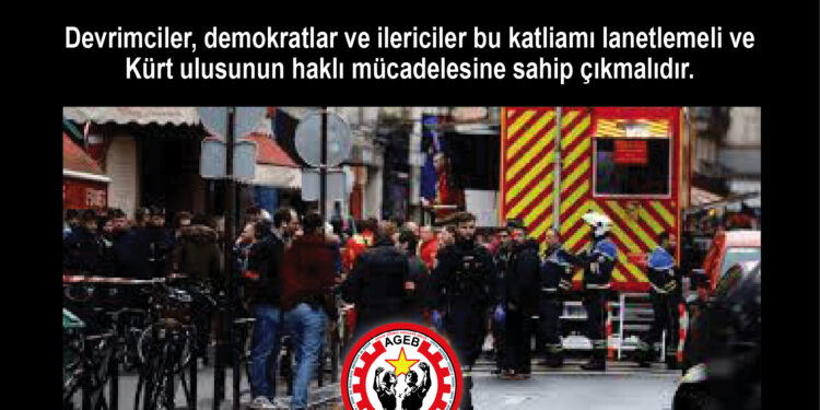 AGEB: Wieder Frankreich/Paris, wieder Massaker gegen Kurden!