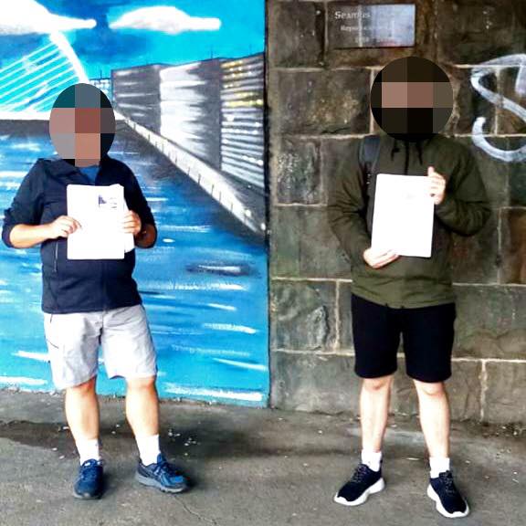Ireland: Antifascist Flyers distributed after attacks on Seán Russell monument