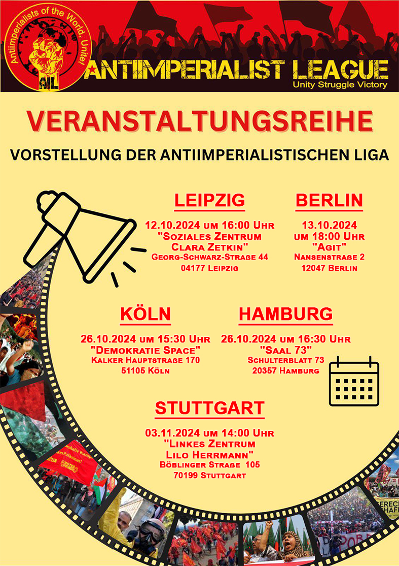 Veranstaltungsreihe: Vorstellung der Anti-Imperialistischen Liga