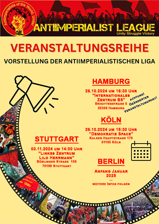 ÄNDERUNGEN – Veranstaltungsreihe: Vorstellung der Anti-Imperialistischen Liga