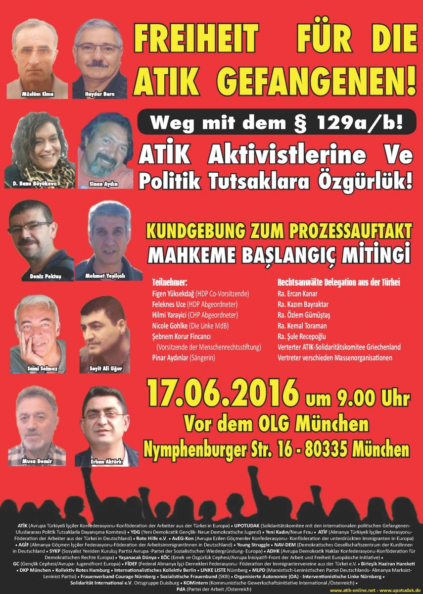 Auftakt des Prozesses gegen ATIK