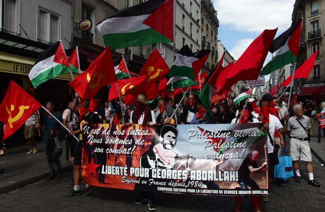 Kraftvolle Demonstration zur Freilassung von Georges Abdallah