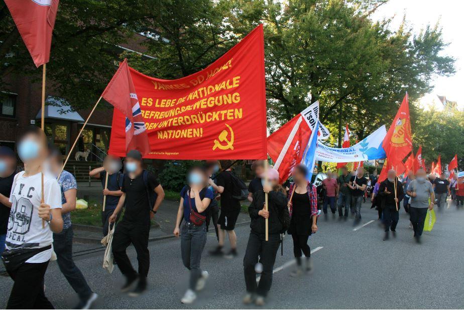 Hamburg: Demonstration zum Anti-Kriegstag 2021