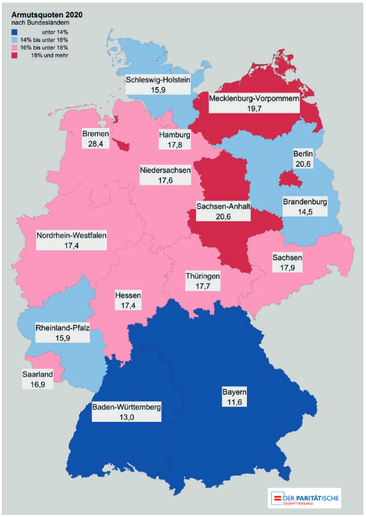 Poverty Report 2021: Poverty in the FRG rises to record level