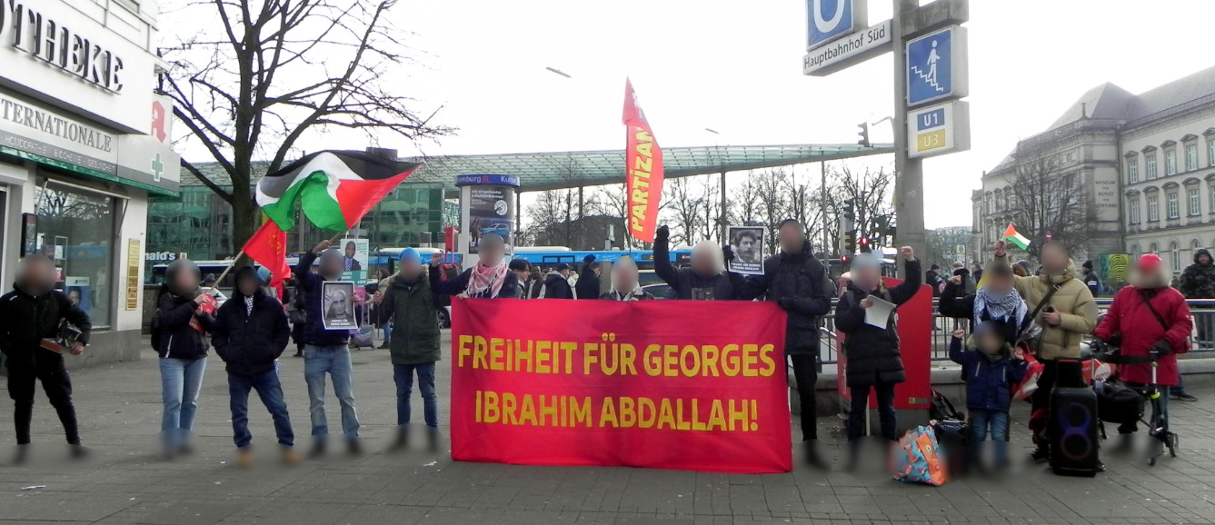 Kundgebung in Hamburg fordert Freiheit für Georges Ibrahim Abdallah