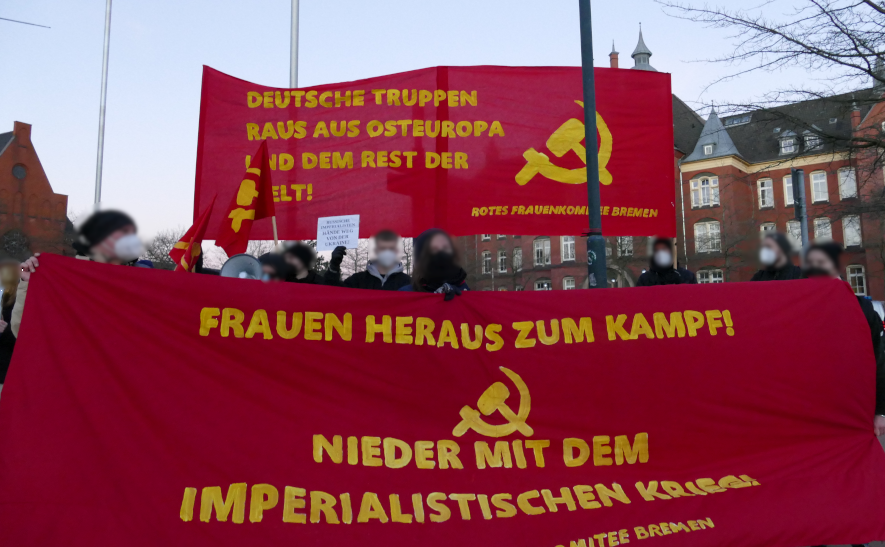 Bremerhaven: Rally against the imperialist war on the 8th of March