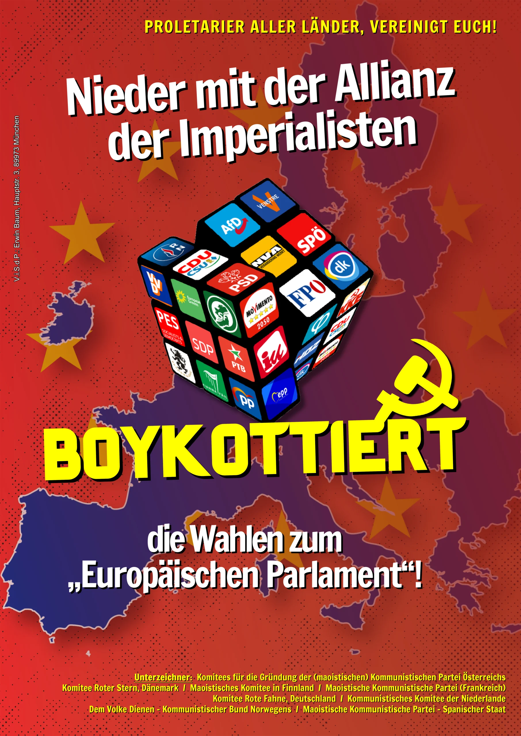 Flugblatt zum EU-Wahlboykott