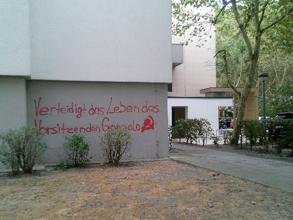 Berlin: Aktion zum Jahrestag der Rede des Vorsitzenden Gonzalo