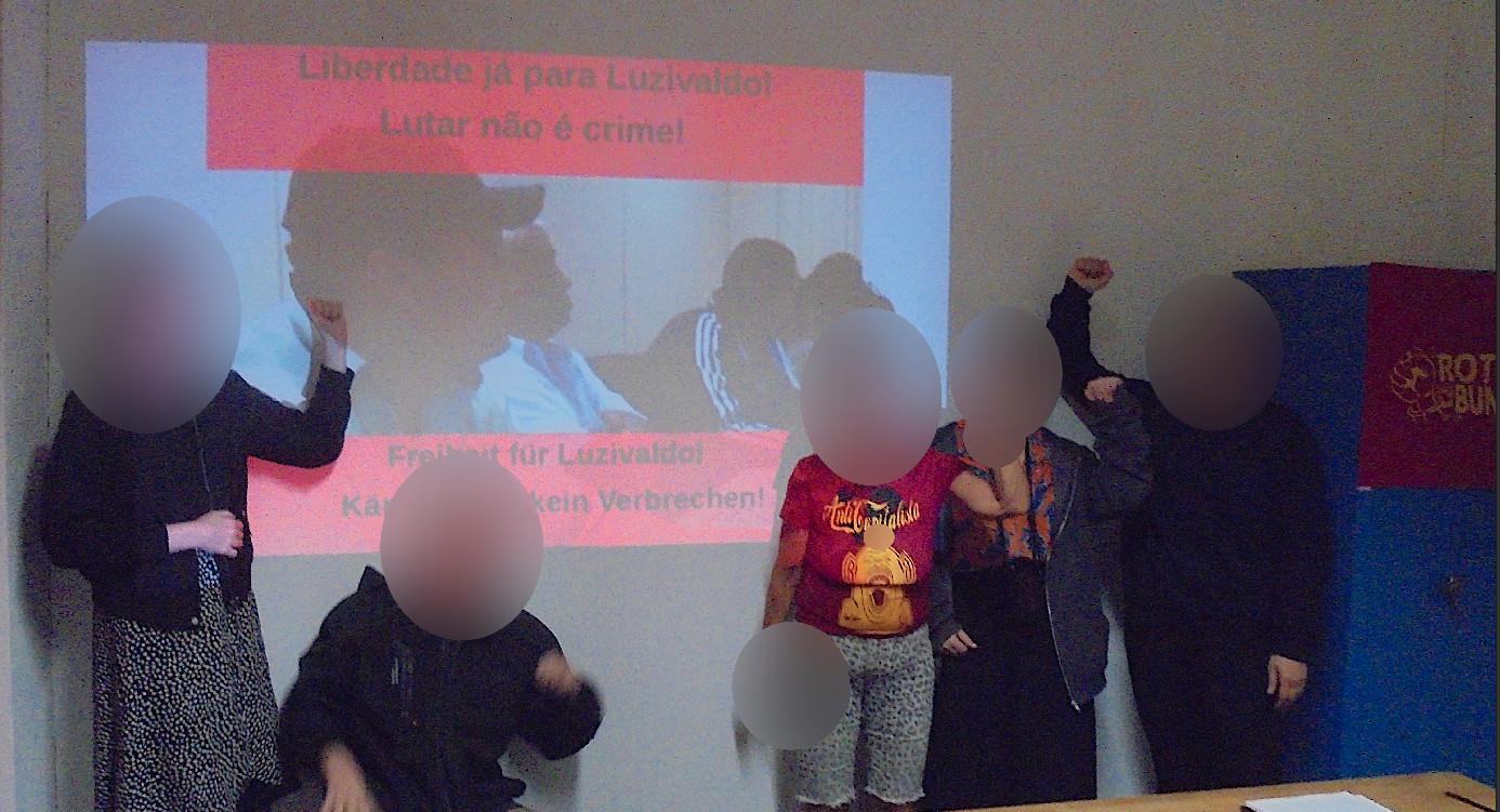 Berlin: Freiheit für Luzivaldo! Kämpfen ist kein Verbrechen!