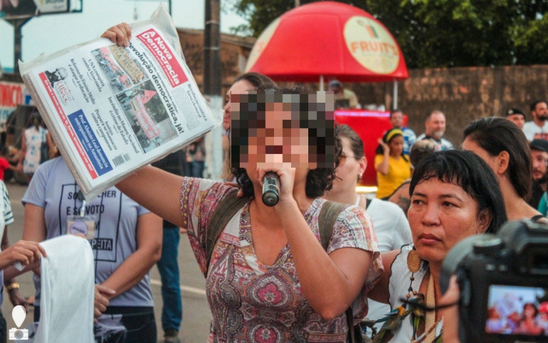 Rondônia: UNIR (Federal University of Rondônia) student arrested for denouncing the electoral sham and the crimes of the Military Police in an action against Bolsonaro