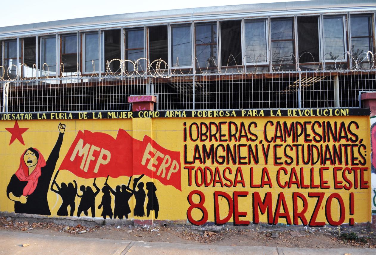 Aktionen zum 8. März in Chile