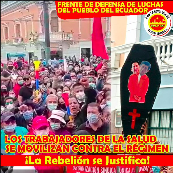 Ecuador: GESUNDHEITSARBEITER MOBILISIEREN GEGEN DAS REGIME