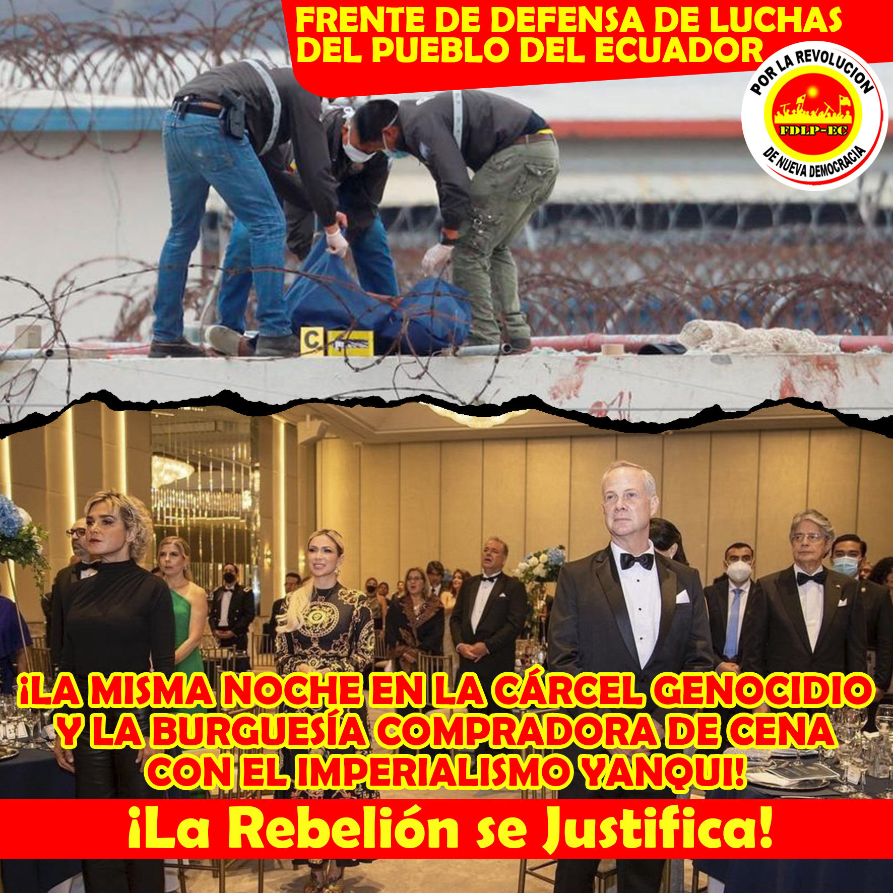 Ecuador: STOPPT DEN VÖLKERMORD AN GEFANGENEN