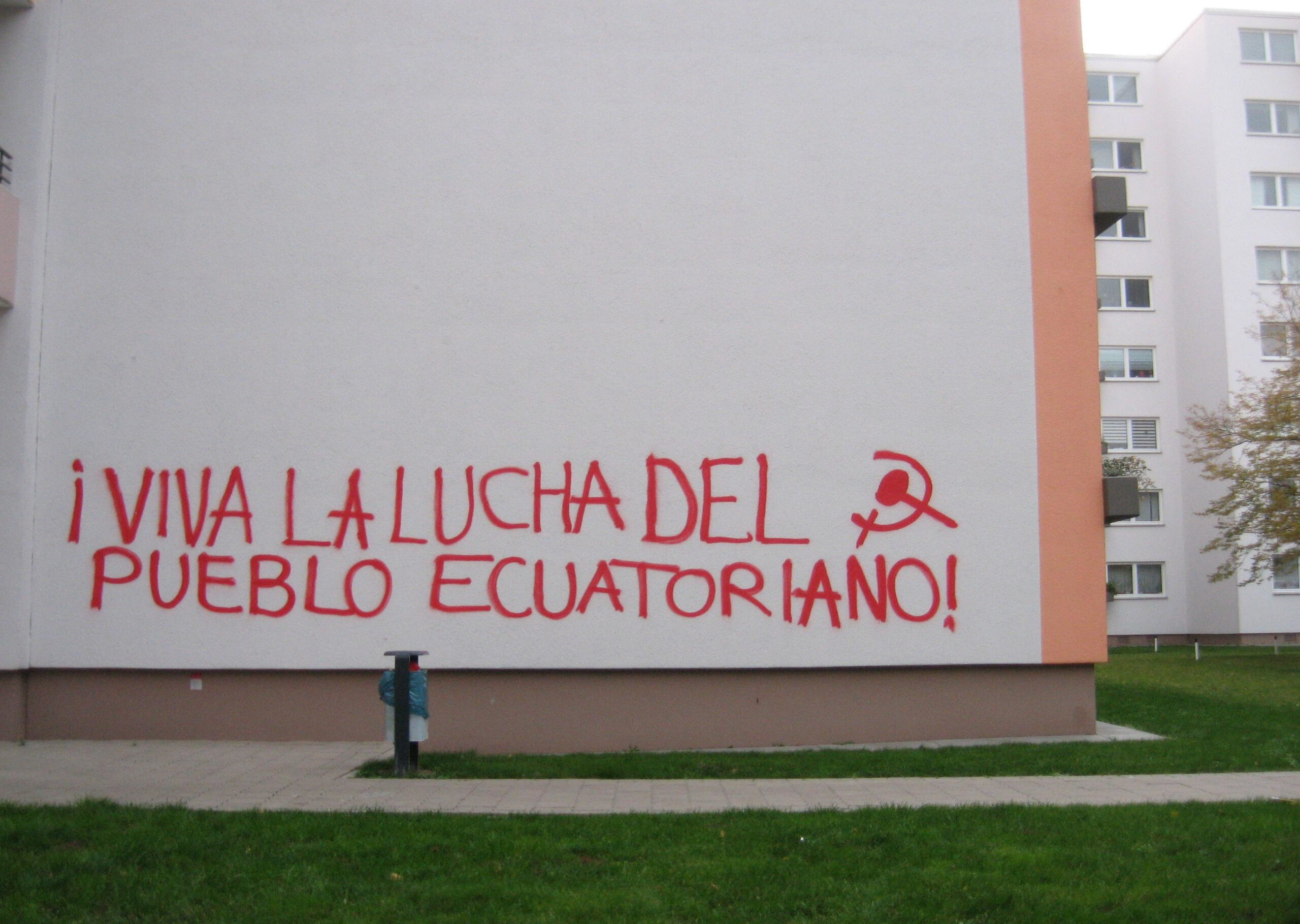 Bremen: “Long live the struggle of the Ecuadorian people!”