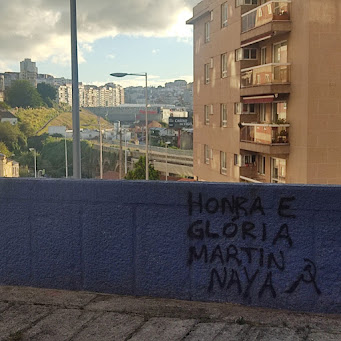 GALIZA: Agitation of the past weeks in the streets of Galizia to honer comrade Martin Naya