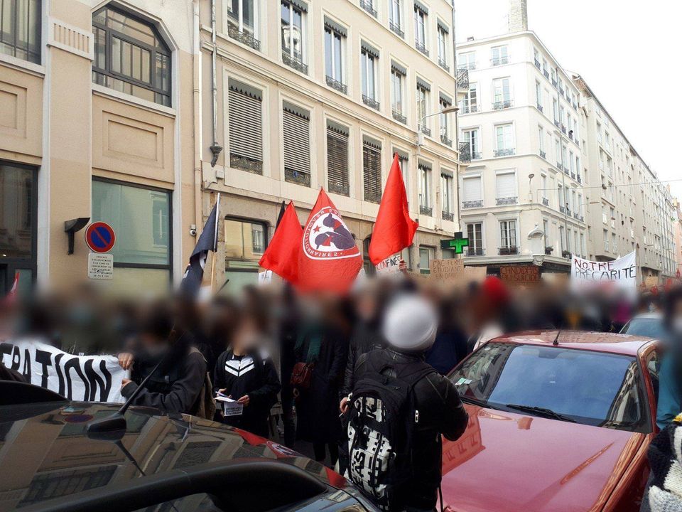 France: Student and Pupil Potests all over the Country