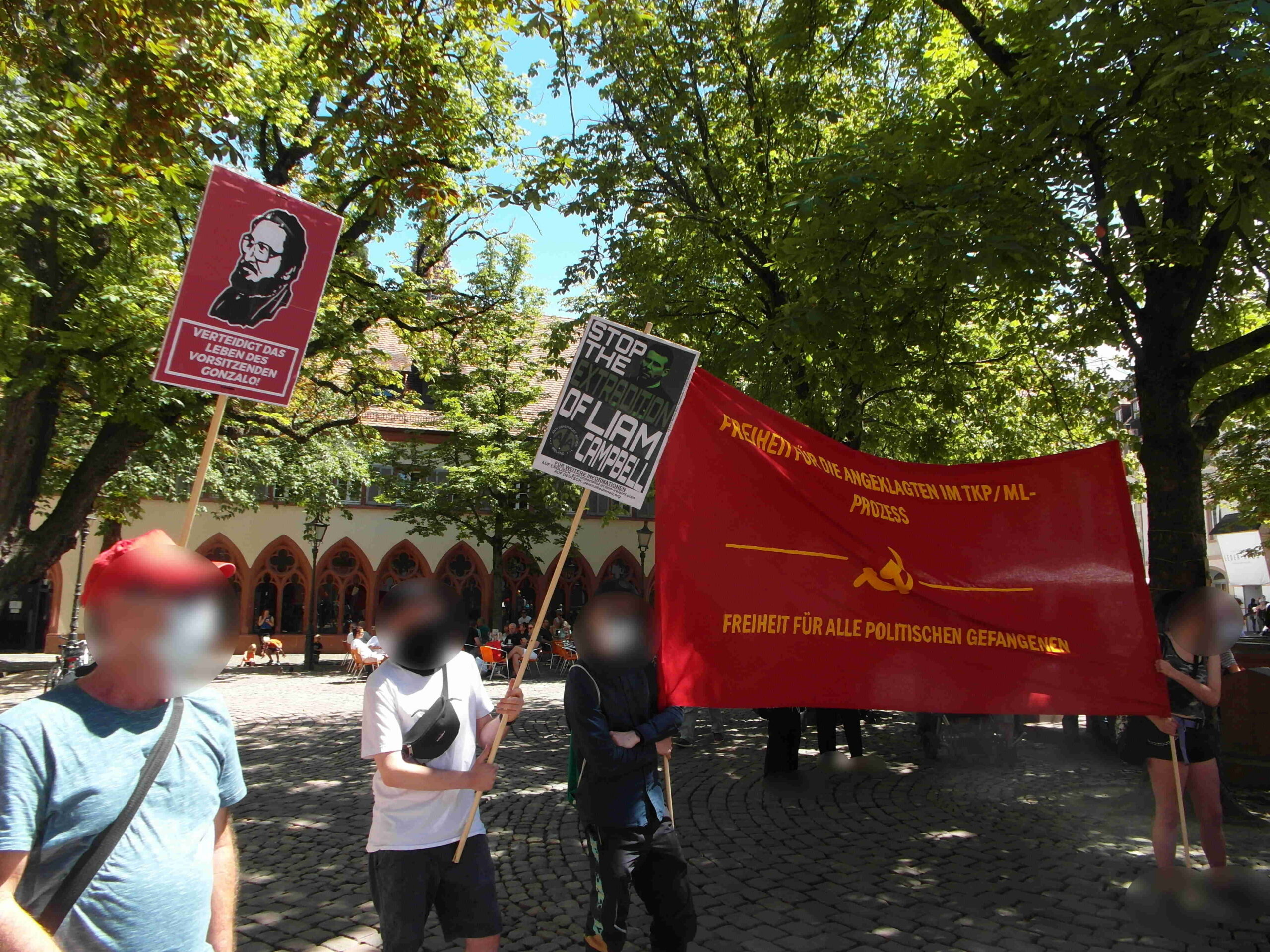 Kundgebung in Freiburg anlässlich des TKP/ML-Prozesses