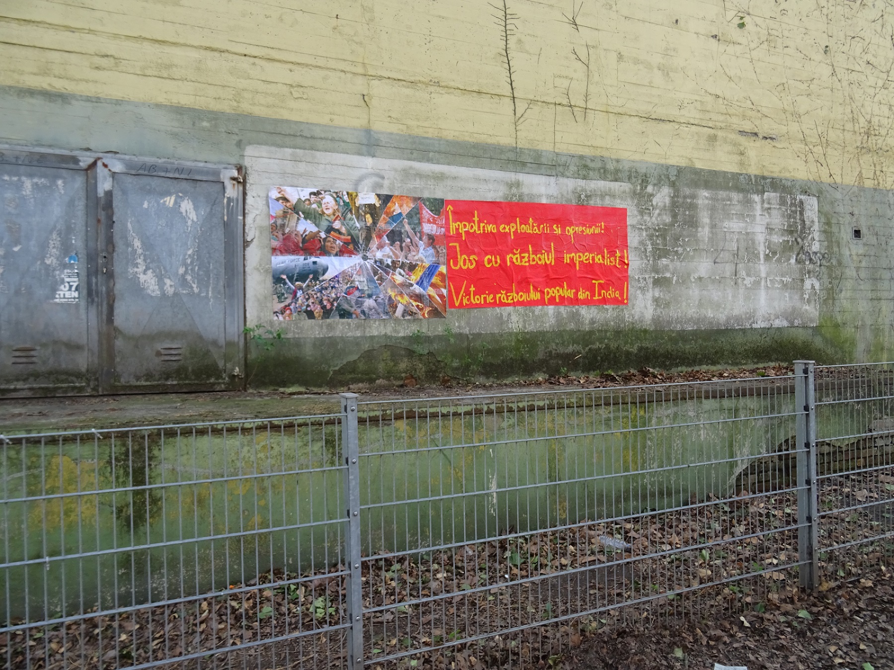 Gelsenkirchen: Dazibao  against exploitation and oppression