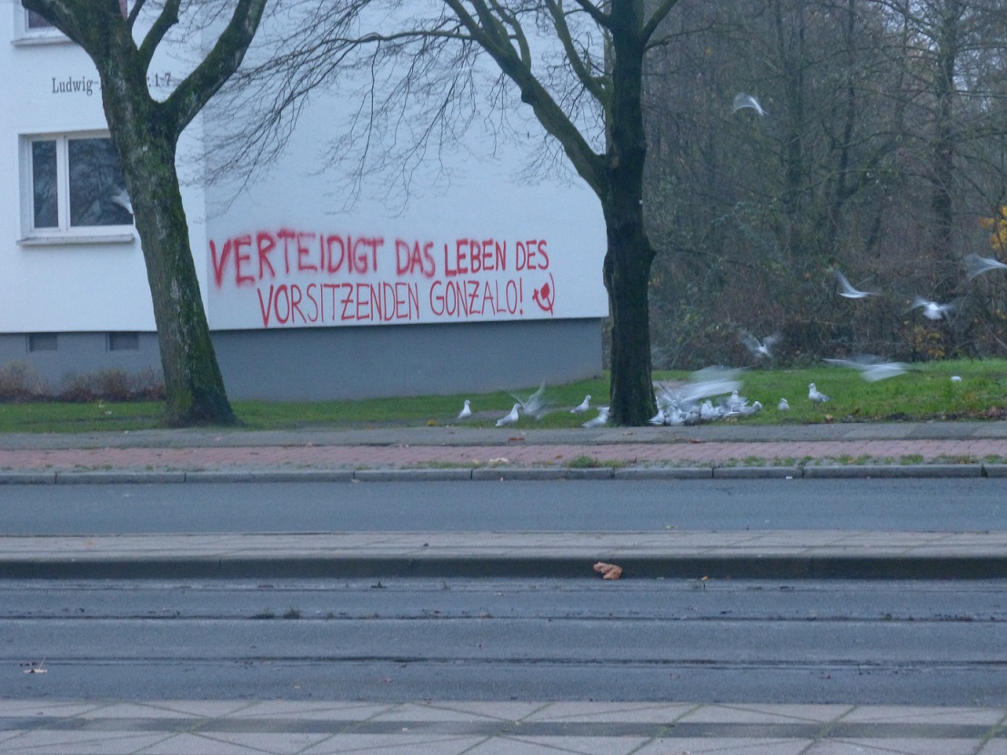 Bremen: Malung anlässlich des 86. Geburtstags des Vorsitzenden Gonzalo