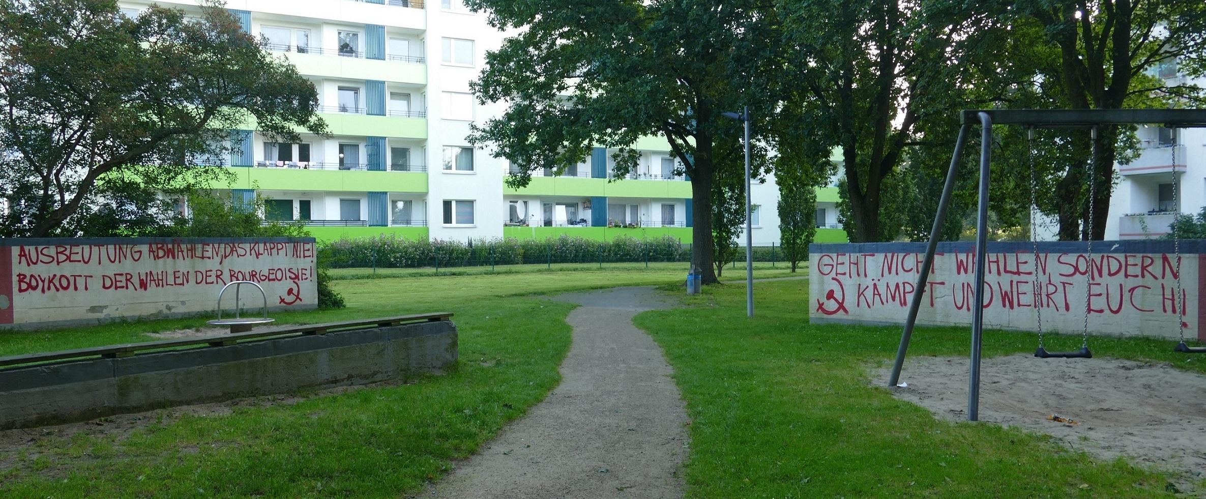 Flugblatt des Roten Frauenkomitee Bremen: „GEHT NICHT WÄHLEN!“