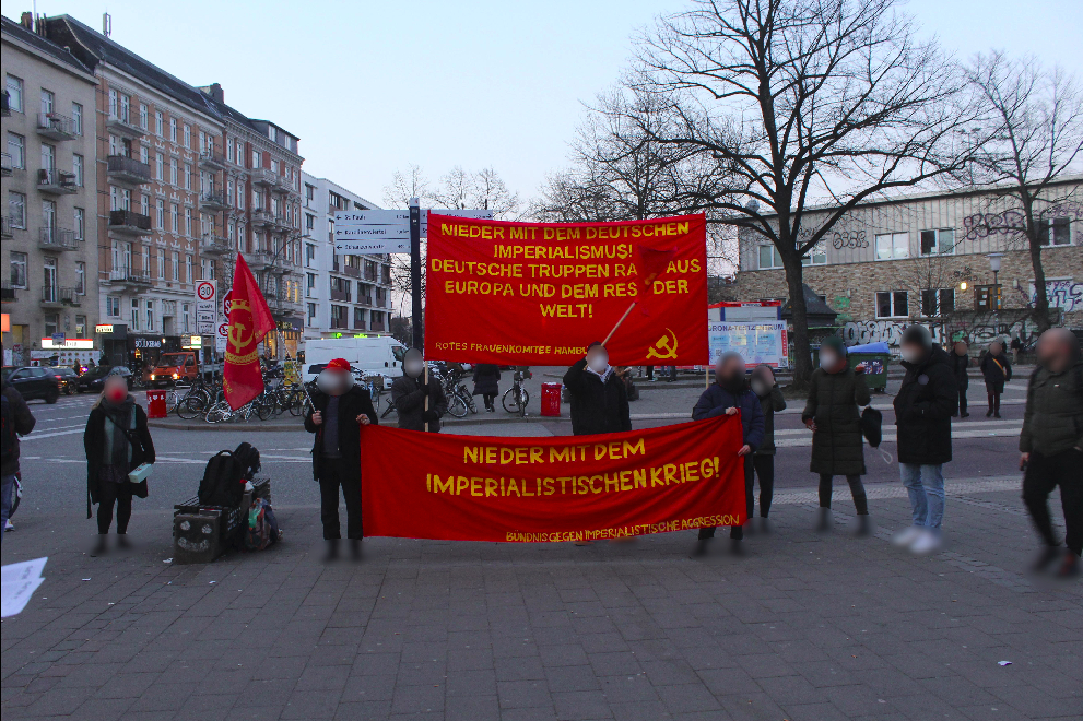 Hamburg: Kundgebung „Nieder mit dem imperialistischen Krieg!“