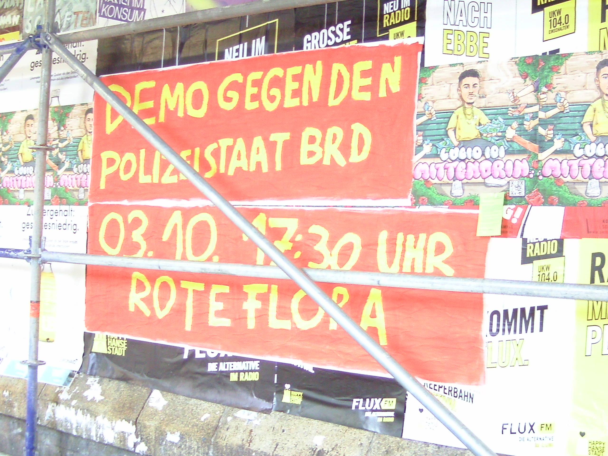 Hamburg: Mobilisierung zur Demonstration am 3. Oktober