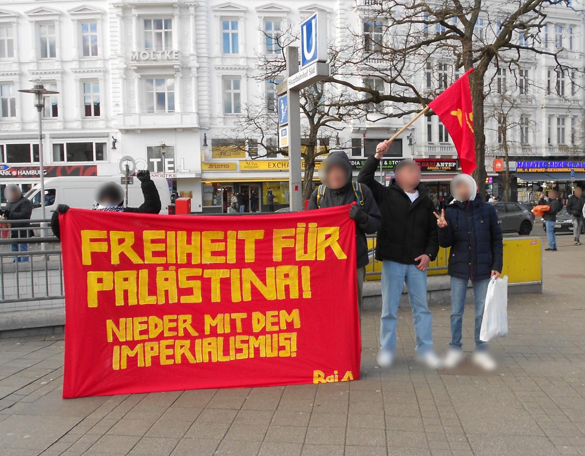 Hamburg: Manifestation against the renewed massacres in Palestine