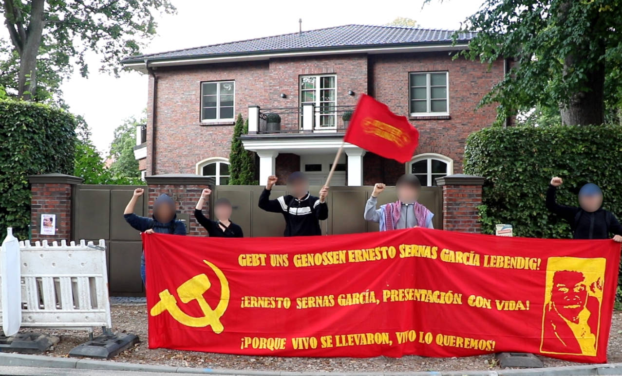 Hamburg: Aktion zum Tag der Verhafteten-Verschwundengelassenen